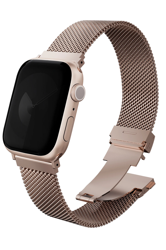 Watch Ultra 49mm Dante Pro Çelik Örgü Kordon - Rose