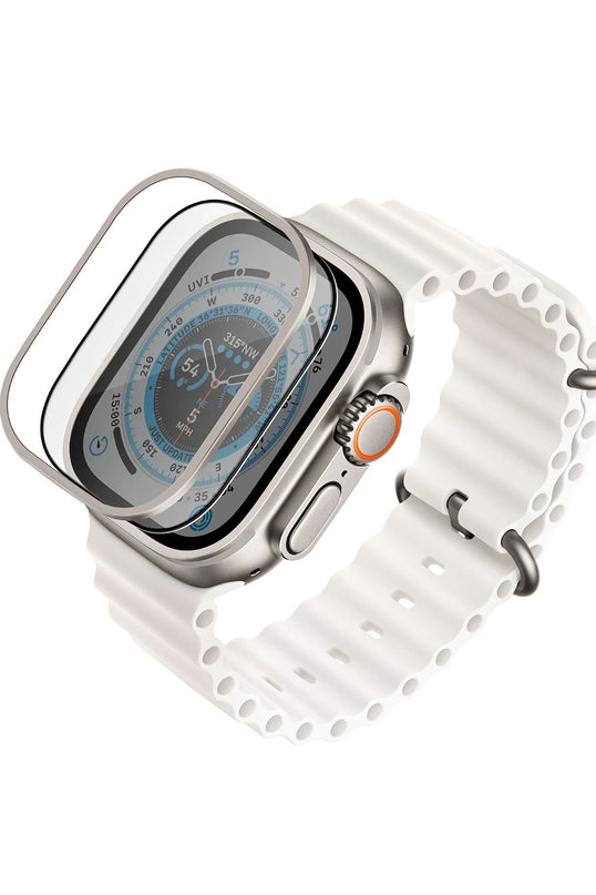 Watch Ultra 49mm Optix Duo Pro Anti Reflective Camlı Çelik Kasa Koruyucu