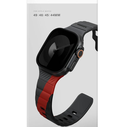 Watch Ultra 49mm Stride Rubber FKM Designer Edition Silikon Kordon - Bej-Sarı 5