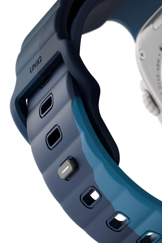 Watch Ultra 49mm Stride Rubber FKM Designer Edition Silikon Kordon - Lacivert-Mavi 3