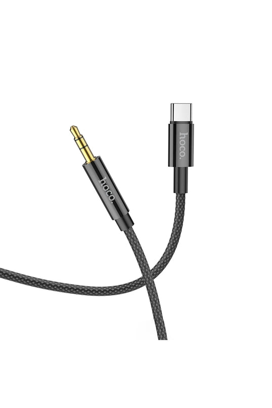 UPA19 1M Hasırlı Type-C to Aux Kablo