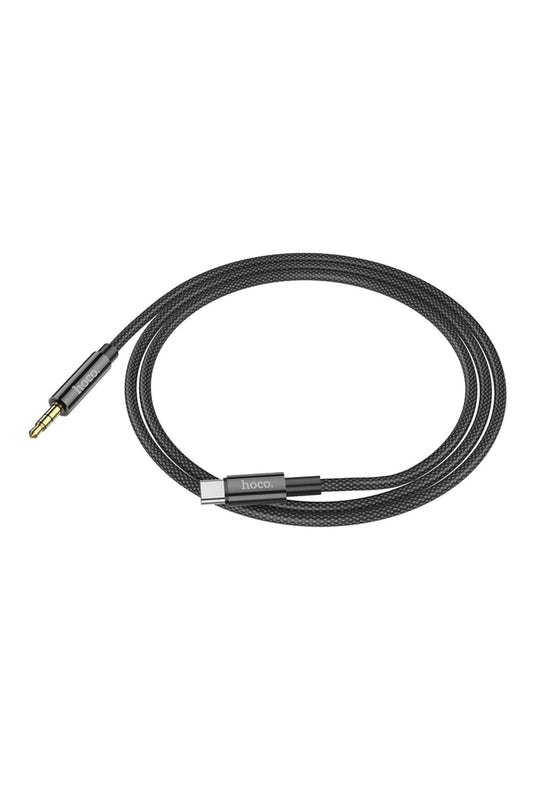 UPA19 1M Hasırlı Type-C to Aux Kablo 2