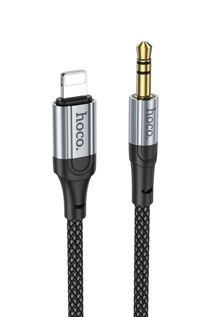 UPA26 1M Hasırlı Lightning to Aux Kablo