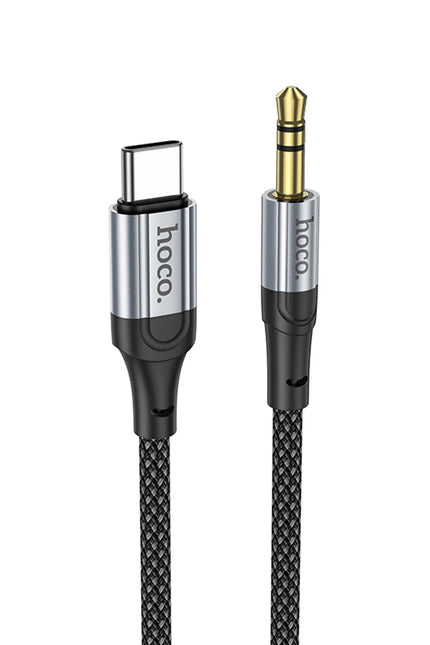 UPA26 1M Hasırlı Type-C to Aux Kablo