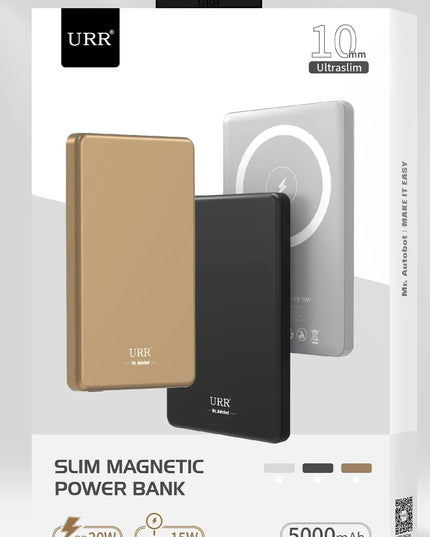CDB005 5.000 mAh 20W Type-C 15W Kablosuz Şarj Magsafe UltraSlim PD Powerbank - Natural Grey 5