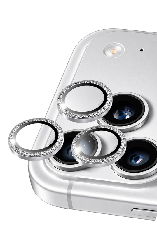 iPhone 17 Pro Max Shining Crystal Kamera Lens Koruyucu 2