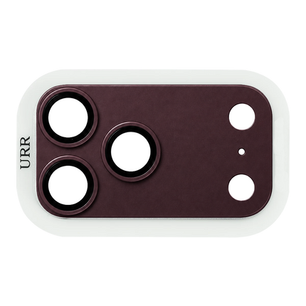 iPhone 18 Pro Fans Series Full Alloy Kamera Lens Koruyucu - Bordo 2