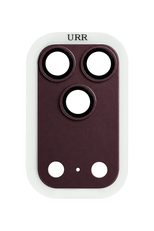 iPhone 18 Pro Fans Series Full Alloy Kamera Lens Koruyucu - Bordo 3