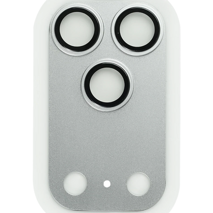 iPhone 18 Pro Fans Series Full Alloy Kamera Lens Koruyucu - Gümüş 3