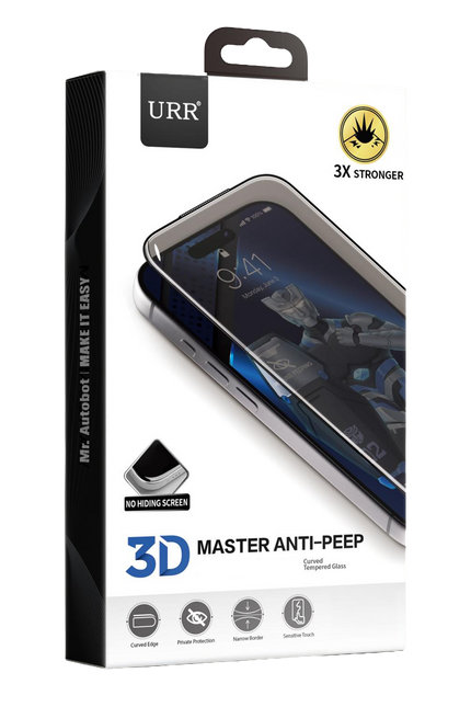 iPhone 18 Pro Max 3D Anti-Peep Curved Hayalet Cam Ekran Koruyucu