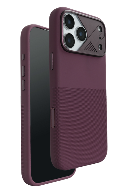 iPhone 18 Pro Max/17 Pro Max Silikon Armor Magsafe Kapak Kılıf - Bordo