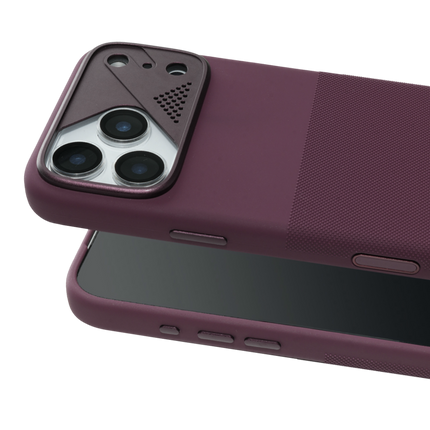 iPhone 18 Pro/17 Pro Silikon Armor Magsafe Kapak Kılıf - Bordo 2
