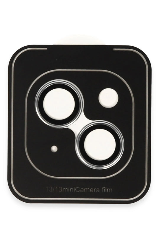 iPhone 13 Titanium Alloy AR Kamera Lens Koruyucu - Gümüş