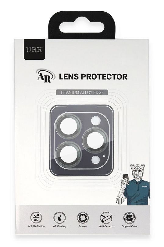 iPhone 13 Titanium Alloy AR Kamera Lens Koruyucu - Mavi 3