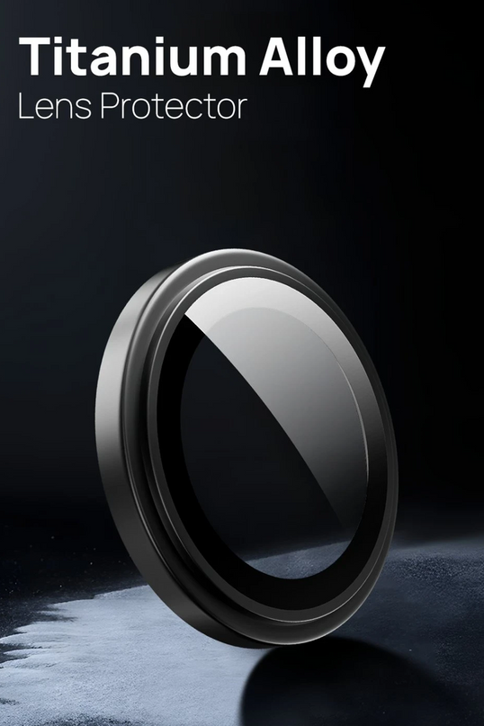 iPhone 13 Titanium Alloy AR Kamera Lens Koruyucu - Mavi 2