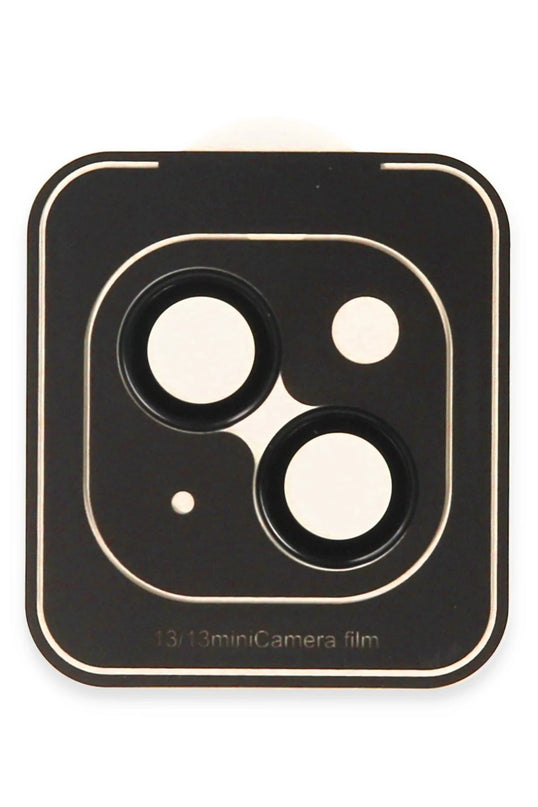 iPhone 13 Titanium Alloy AR Kamera Lens Koruyucu - Siyah