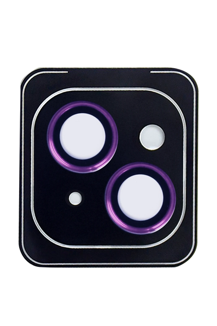iPhone 14 Fan Series AR Kamera Lens Koruyucu - Lila
