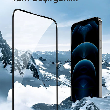 iPhone 14 Pro 2.5D Antistatik Silkscreen Cam Ekran Koruyucu 4