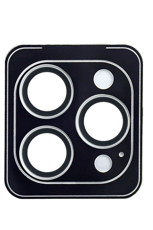iPhone 14 Pro Max Titanium Alloy AR Kamera Lens Koruyucu - Gümüş