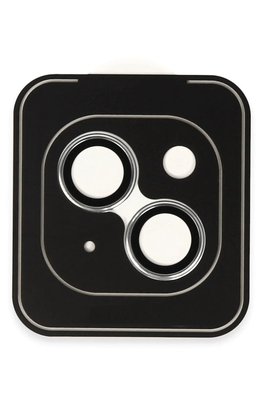 iPhone 14 Titanium Alloy AR Kamera Lens Koruyucu - Gümüş