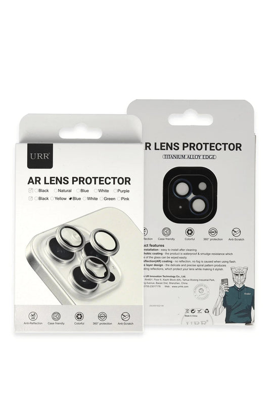 iPhone 14 Titanium Alloy AR Kamera Lens Koruyucu - Kırmızı 2
