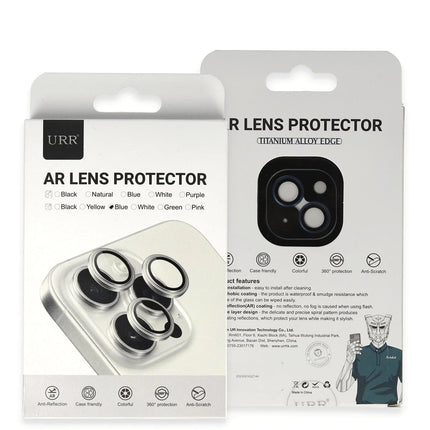 iPhone 14 Titanium Alloy AR Kamera Lens Koruyucu - Mavi 2