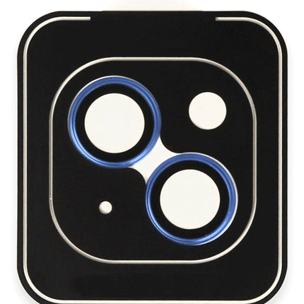 iPhone 14 Titanium Alloy AR Kamera Lens Koruyucu - Mavi