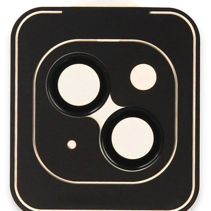 iPhone 14 Titanium Alloy AR Kamera Lens Koruyucu - Siyah