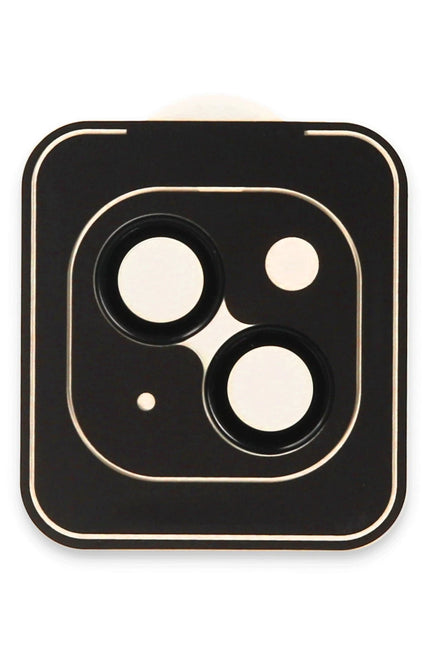 iPhone 14 Titanium Alloy AR Kamera Lens Koruyucu - Siyah