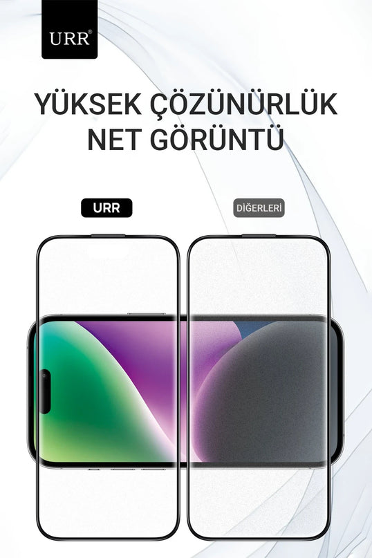 iPhone 15 Pro 3D Matte Antiglare Resin Edge Cam Ekran Koruyucu 9