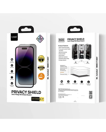 iPhone 15 Pro 3D Privacy Resin Edge Cam Ekran Koruyucu 6