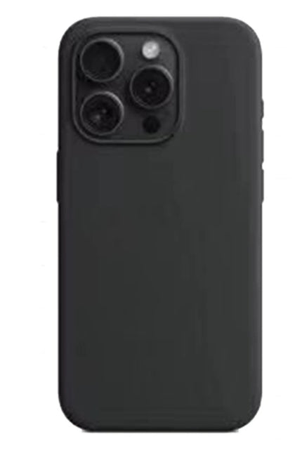 iPhone 15 Pro Liquid Silikon Kapak Kılıf - Siyah