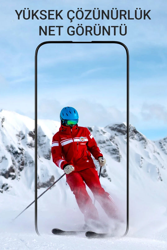 iPhone 15 Pro Max 3D Curved Edge HD Cam Ekran Koruyucu 3