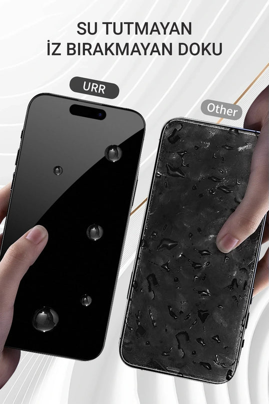 iPhone 15 Pro Max 3D Matte Antiglare Resin Edge Cam Ekran Koruyucu 8