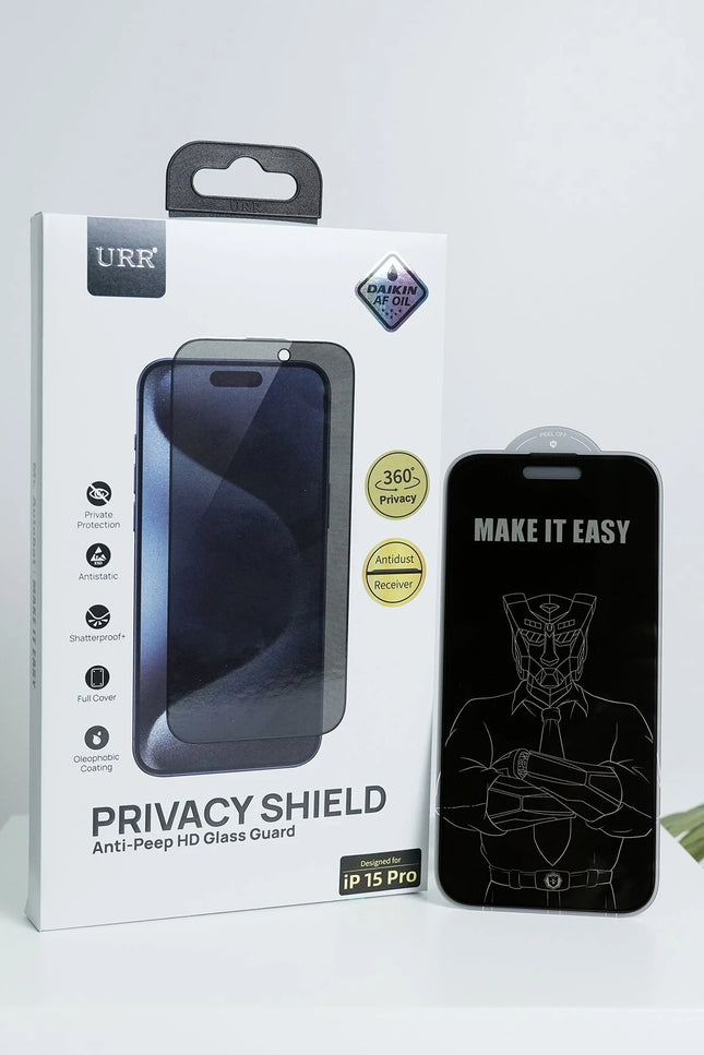 iPhone 15 Pro Max 4 Way Anti Spy 360 Privacy Cam Ekran Koruyucu 3