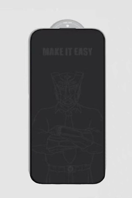 iPhone 15 Pro Max Fan Series HD Privacy Antistatik Cam Ekran Koruyucu 10 Adet