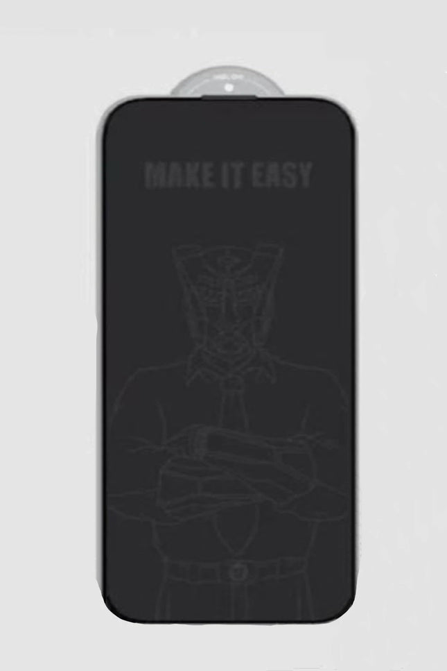 iPhone 15 Pro Max Fan Series HD Privacy Antistatik Cam Ekran Koruyucu 10 Adet