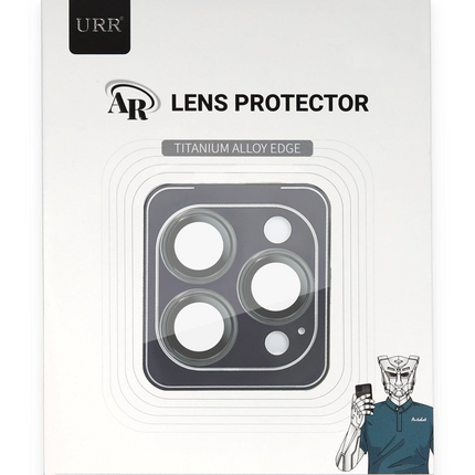 iPhone 15 Titanium Alloy AR Kamera Lens Koruyucu - Sarı 3