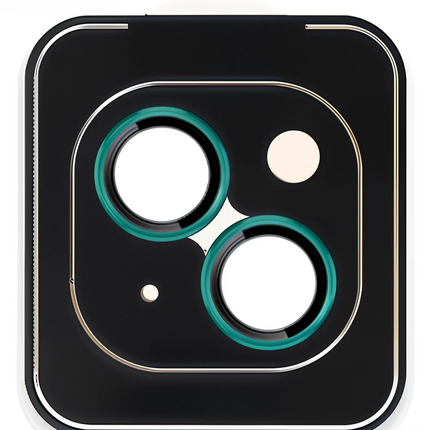 iPhone 15 Titanium Alloy AR Kamera Lens Koruyucu - Yeşil