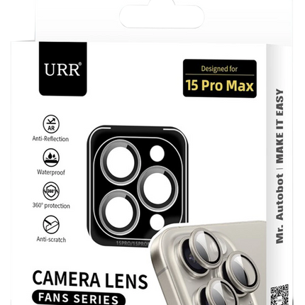 iPhone 16 Fan Series AR Kamera Lens Koruyucu - Mavi 4