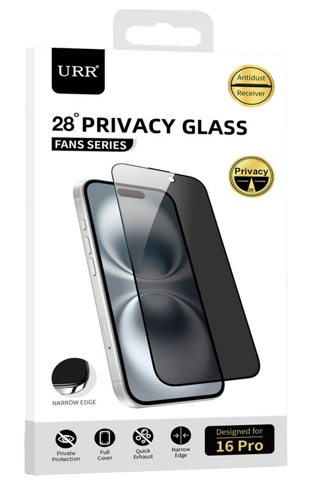 iPhone 16 Fans Series Premium Hayalet Cam Ekran Koruyucu