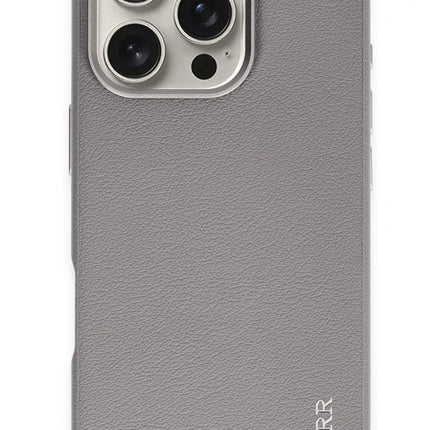 iPhone 16 Pro Innovative Leather Magsafe Kapak Kılıf - Titan Gri
