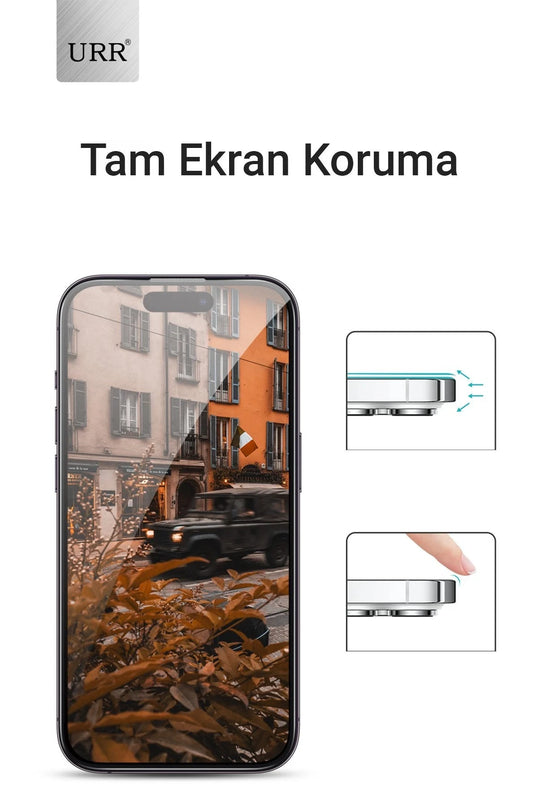 iPhone 16 Pro Max 3D Privacy Resin Edge Cam Ekran Koruyucu 4
