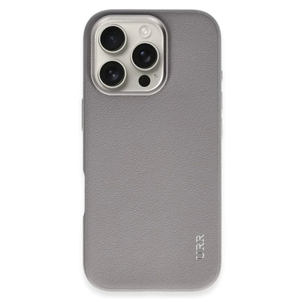 iPhone 16 Pro Max Innovative Leather Magsafe Kapak Kılıf - Titan Gri