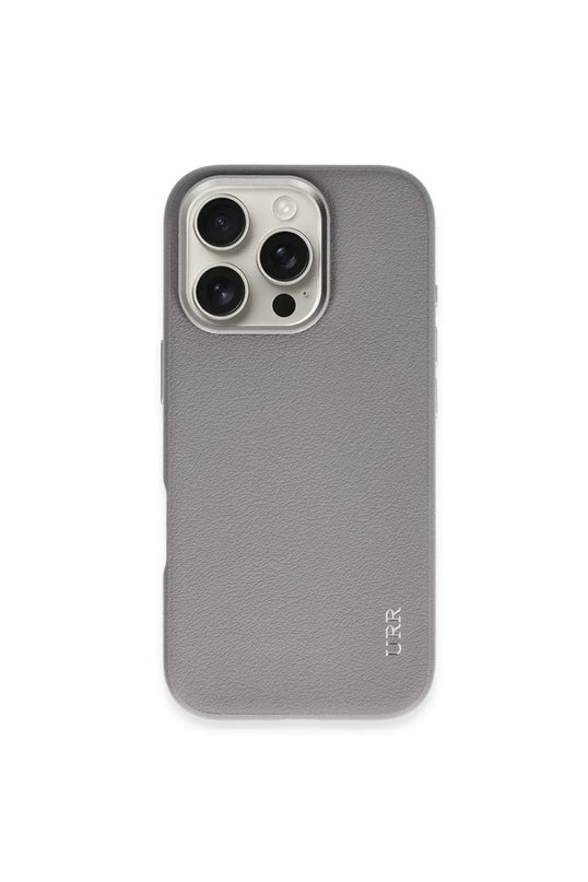 iPhone 16 Pro Max Innovative Leather Magsafe Kapak Kılıf - Titan Gri