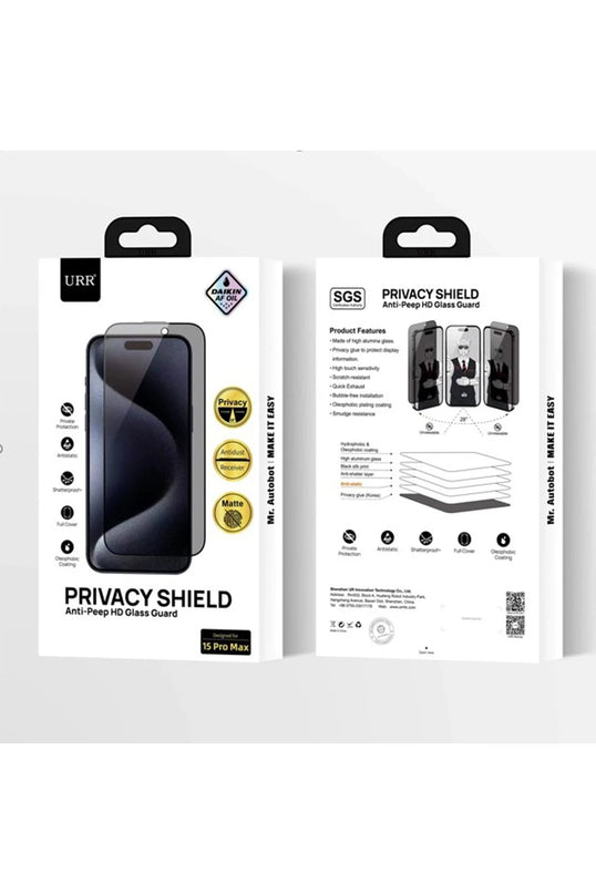 iPhone 16 Pro Max Matte Privacy Cam Ekran Koruyucu 3