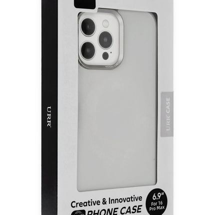 iPhone 16 Pro Max Matte Pure Glass Magsafe Kapak Kılıf - Titan Gri 2