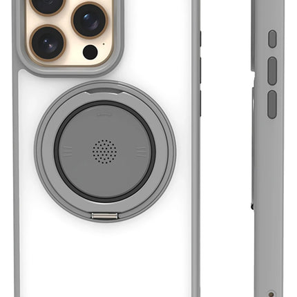 iPhone 16 Pro Max Perfume Magsafe Standlı Kapak Kılıf - Titan Gri 3