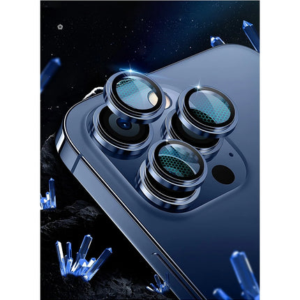 iPhone 16 Pro Max Sapphire PVDSS Kamera Lens Koruyucu - Siyah 6