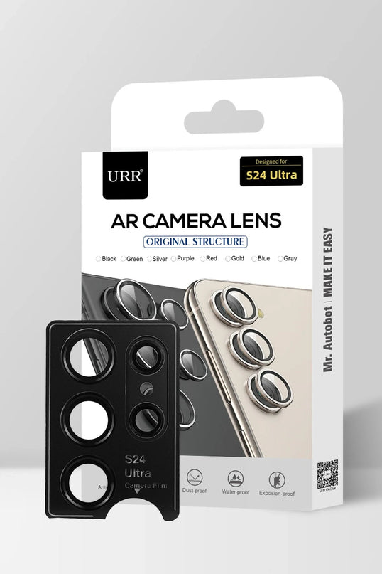 Samsung Galaxy S24 Ultra AR Kamera Lens Koruyucu - Siyah